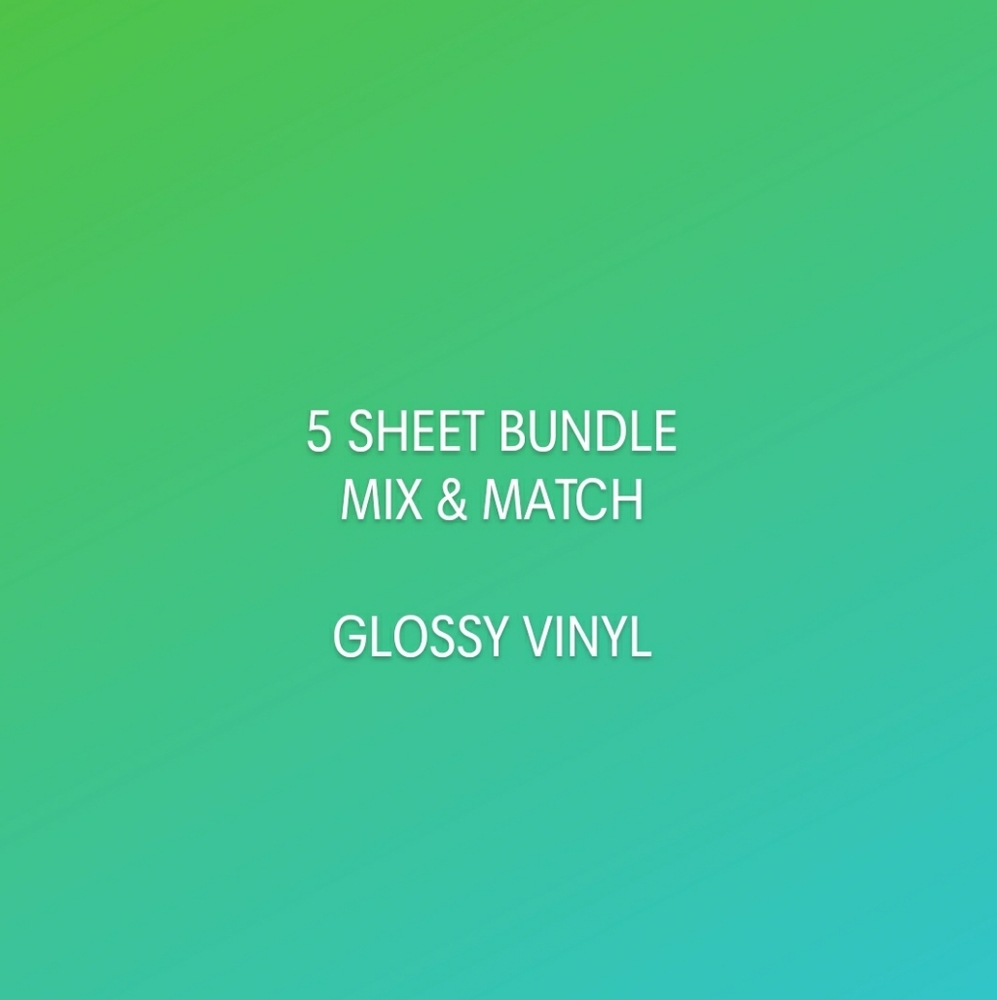 5 Sheet Mix & Match Bundle / Glossy [Price Firm]